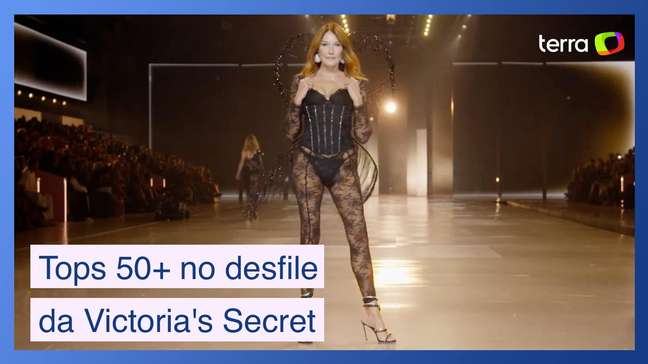 Assista: Victoria's Secret abafa com trans brasileira e tops 50+