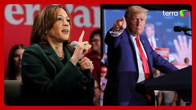 Kamala aparece com 46% contra 43% de Trump a duas semanas das eleições nos EUA, aponta pesquisa