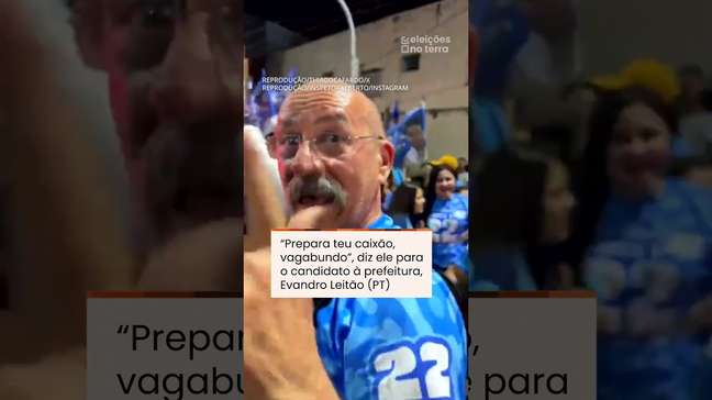 Vereador bolsonarista de Fortaleza aparece ameaçando candidato do PT: 'Prepara teu caixão' #shorts