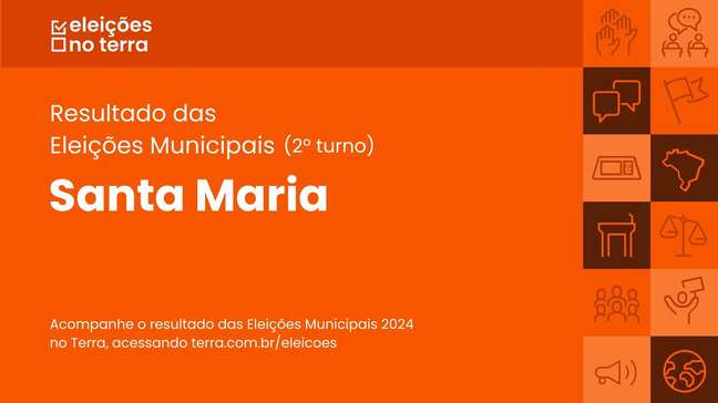 Resultado do 2° turno das Eleições 2024 em Santa Maria/RS