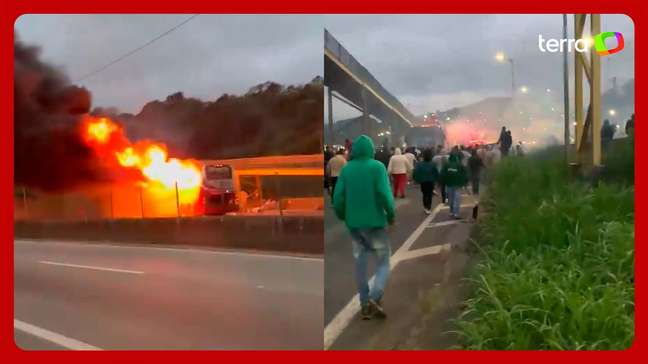 Palmeiras se manifesta após ataque da Mancha a ônibus da Máfia Azul e pede 'punição com rigor'