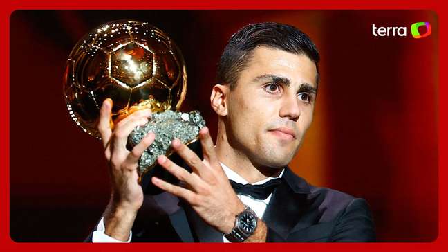 Rodri, espanhol e jogador do Manchester City, vence a Bola de Ouro 2024