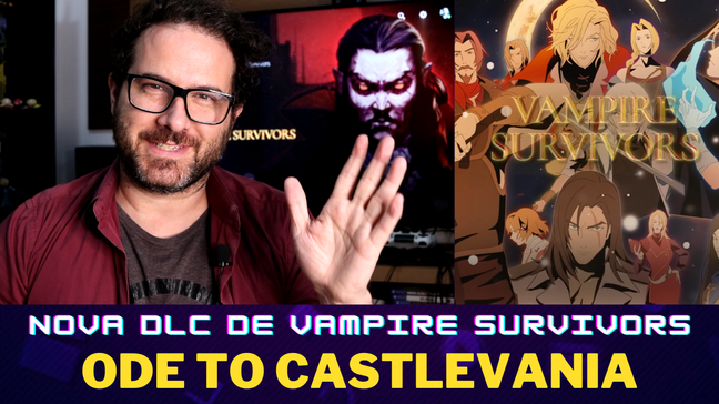 CaduNovaesBR testou Ode To Castlevania, nova DLC de Vampire Survivors