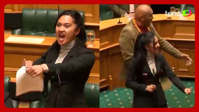 Deputados Maori usam dança haka para interromper votação de projeto de lei