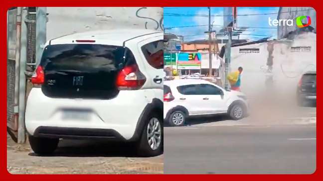 Carro passa por cima de corpo esquartejado em Salvador (BA)