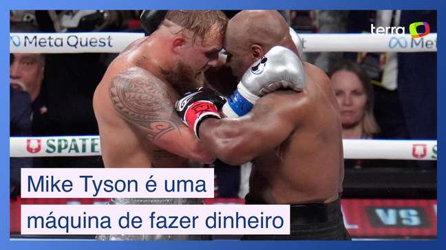 Mike Tyson é uma máquina de fazer dinheiro