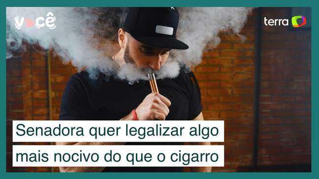 Senadora quer legalizar vape, muito mais nocivo do que cigarro