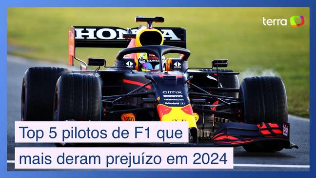 Top 5 pilotos da Fórmula 1 que mais deram prejuízo na temporada 2024