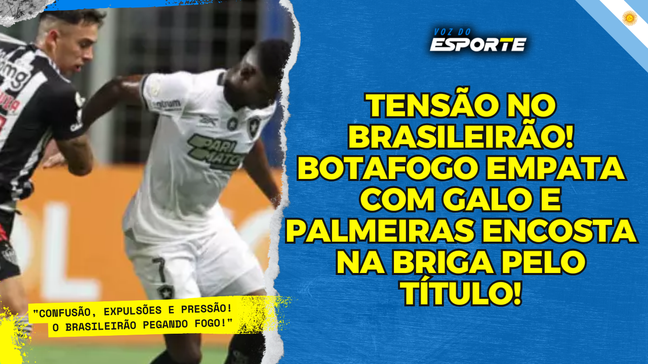 Empate do Botafogo deixa Brasileirão aberto na reta final