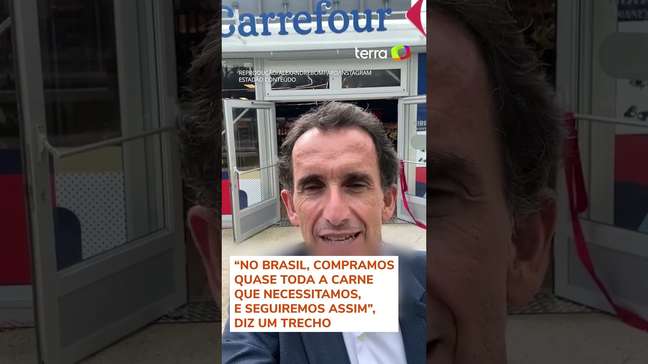 CEO global do Carrefour recua e envia carta reconhecendo 'carne de alta qualidade' do Brasil #shorts