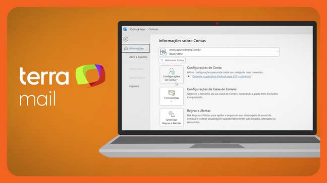 Como corrigir as configurações do seu Terra Mail no Outlook 