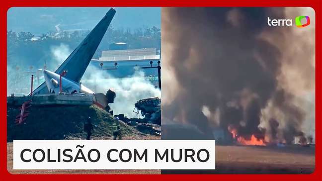 Explosão de avião na Coreia do Sul deixa 179 mortos e duas pessoas são resgatadas com vida