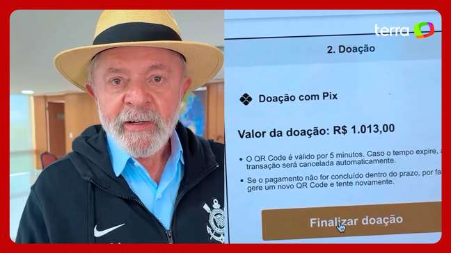 Lula anuncia doação para vaquinha do estádio do Corinthians