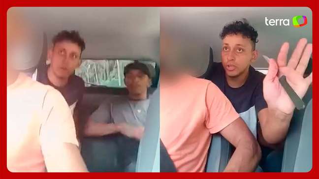 Motorista de aplicativo grava o momento em que é assaltado por dupla de ‘passageiros’ em SP