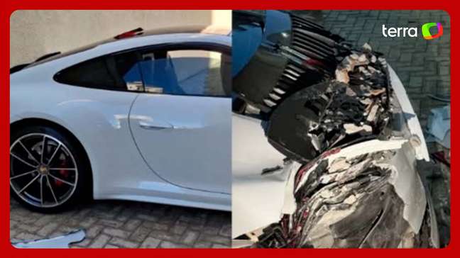 Criança entrapré aposta betPorsche de vizinho, engata ré e batepré aposta betmuro de condomíniopré aposta betSC