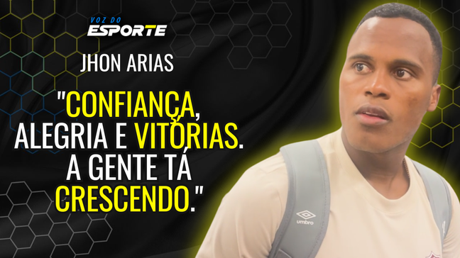 Arias diz que Fluminense está na melhor versão 