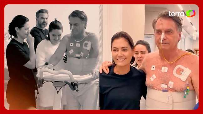 Na UTI, Bolsonaro posta homenagem a Michelle: 'Agradeço por todo apoio'