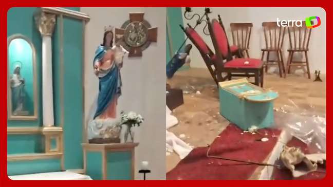 Igreja do século 17 é invadida e vandalizada na Bahia; vídeo mostra destruição