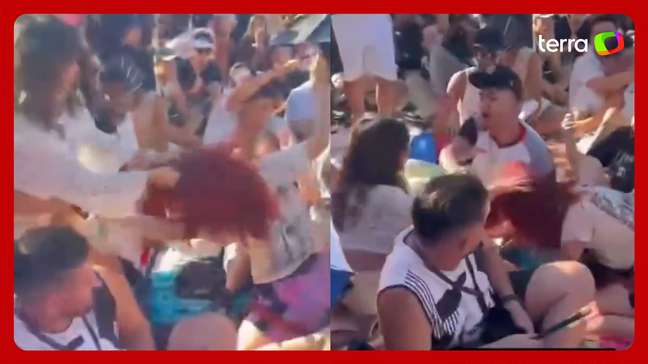 Com puxão de cabelo, fãs de Lady Gaga brigam em disputa por lugar para assistir a show em Copacabana