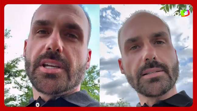 Eduardo Bolsonaro comemora vinda de coordenador de sanções de Trump ao Brasil: ‘Não tem tic tac’