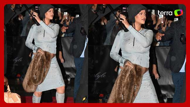 Rihanna revela terceira gravidez durante o Met Gala