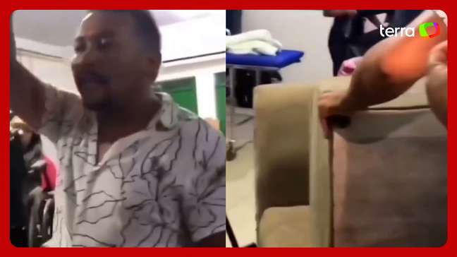 Homem leva sofá para hospital no Pará ao ver pai sem acomodações: 'Pior que um lixão'