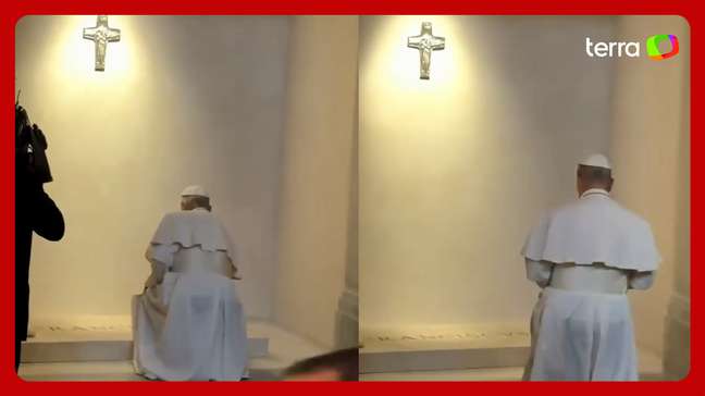 Papa Leão XIV visita túmulo de Francisco em basílica em Roma