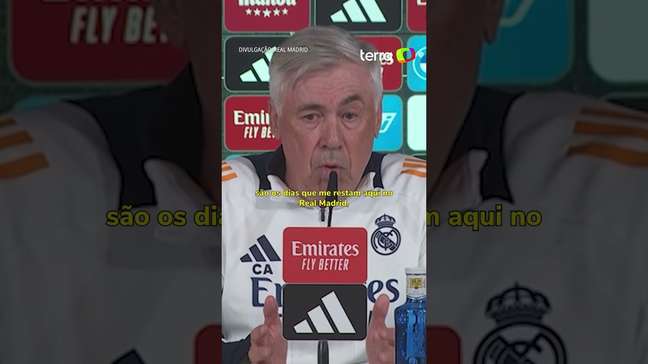 'Serei técnico do Brasil a partir do dia 26', confirma Carlo Ancelotti #shorts