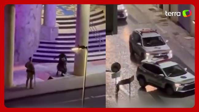 PMs usam papelão em chamas e cassetetes para agredir pessoas em situação de rua em Florianópolis