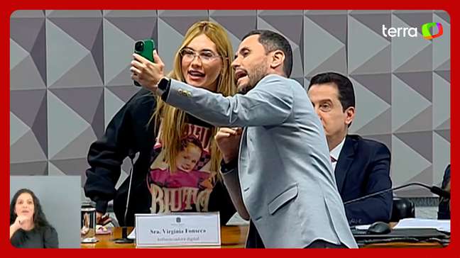 CPI das Bets: Senador Cleitinho pede a Virginia Fonseca vídeo para esposa: ‘Agora o clima ficou bom’