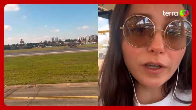 Após pane elétrica, Monica Iozzi abandona voo que seguia para o Rio de Janeiro