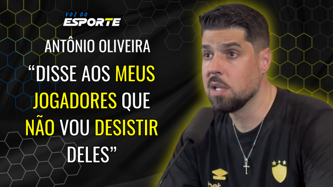 Antônio Oliveira afirma que "não vai desistir do elenco do Sport"