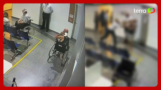 Paciente com colar cervical é agredido por segurança dentro de hospital na Grande SP