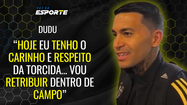 Dudu fala sobre reencontro com torcida do Galo e promete retribuir carinho em campo