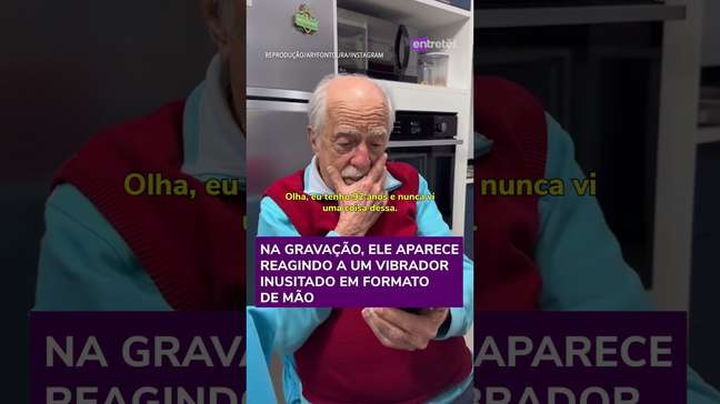 Ary Fontoura reage a vibrador 'diferentão' e diverte internautas #shorts