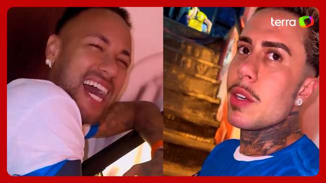 Neymar se diverte com tatuagem de MC Daniel em sua homenagem: ‘Deu errado’