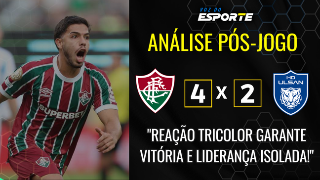 Fluminense consegue virada dramática e assume liderança do grupo no Super Mundial 