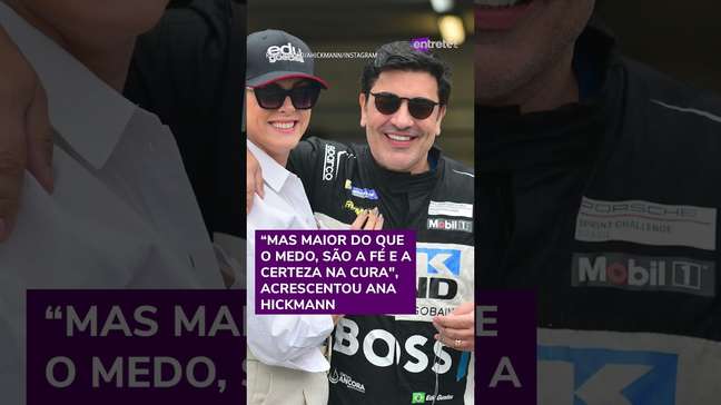 'Maior do que o medo é a fé na cura', diz Ana Hickmann sobre câncer de Edu Guedes #shorts
