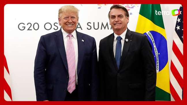 Bolsonaro agradece apoio de Trump e diz que presidente dos EUA foi 'implacavelmente perseguido'