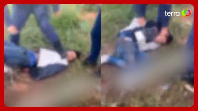 Homem é agredido e arrastado por agentes da Guarda Municipal de Campo Grande