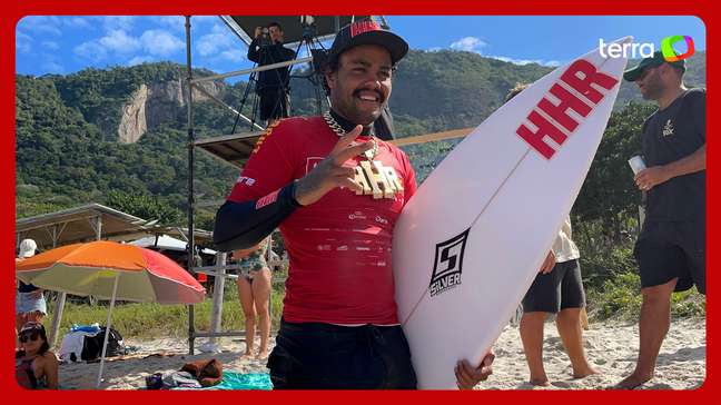 Conheça Weslley Dantas, surfista que saiu do mar ovacionado ao conquistar a WSL Prainha