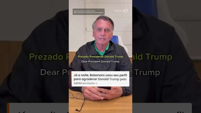 Bolsonaro chorou no Senado e agradeceu carta de Trump um dia antes de ser alvo de medidas de Moraes