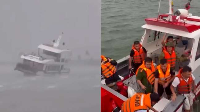 Barco turístico naufraga e deixa ao menos 27 mortos no Vietnã