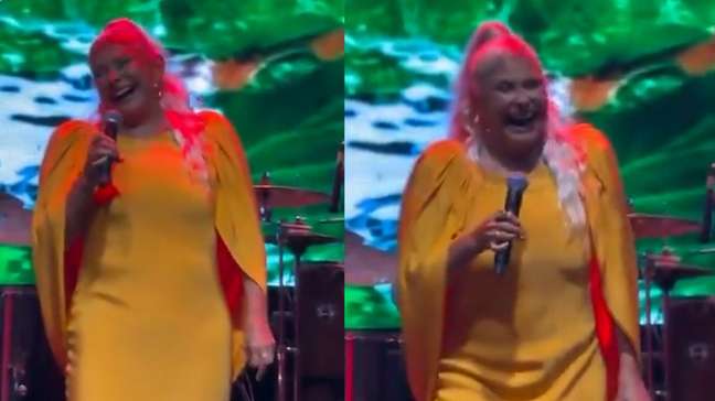 Fafá de Belém debocha de Bolsonaro em show após operação da PF: ‘Olha a tornozeleira aí’