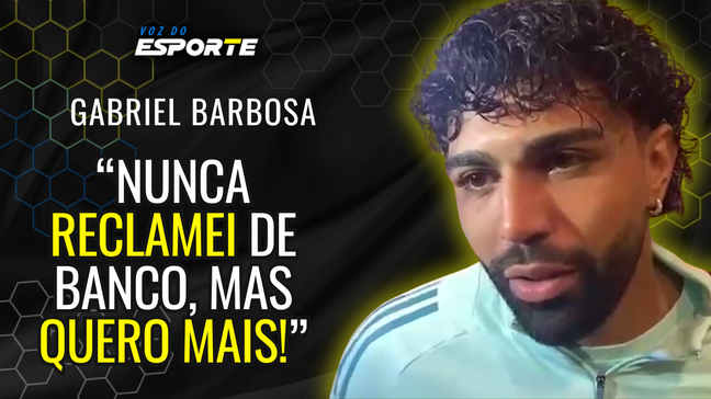 Gabi gol afirma "Nunca reclamei de ser banco" 