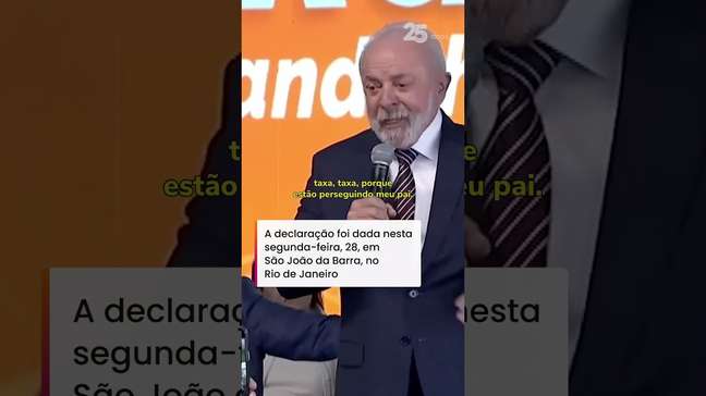 Lula diz que Bolsonaro 'não merece o sacrifício do povo brasileiro' ao lamentar tarifaço de Trump