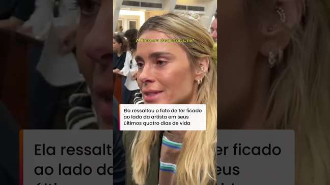 'O que tem me segurado é ter ido ficar com ela', diz Carolina Dieckmmann sobre morte de Preta Gil