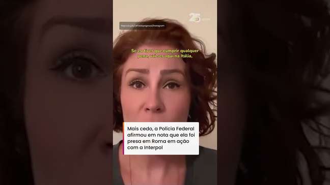 'Se eu tiver que cumprir pena, vai ser na Itália', diz Zambelli #shorts