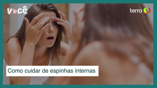 Se espremidas ou cutucadas, espinhas internas podem deixar cicatrizes e manchas