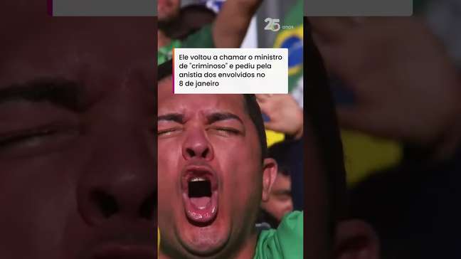 Em trio elétrico esvaziado, bolsonaristas pedem anistia, e criticam Lula e Moraes na Paulista